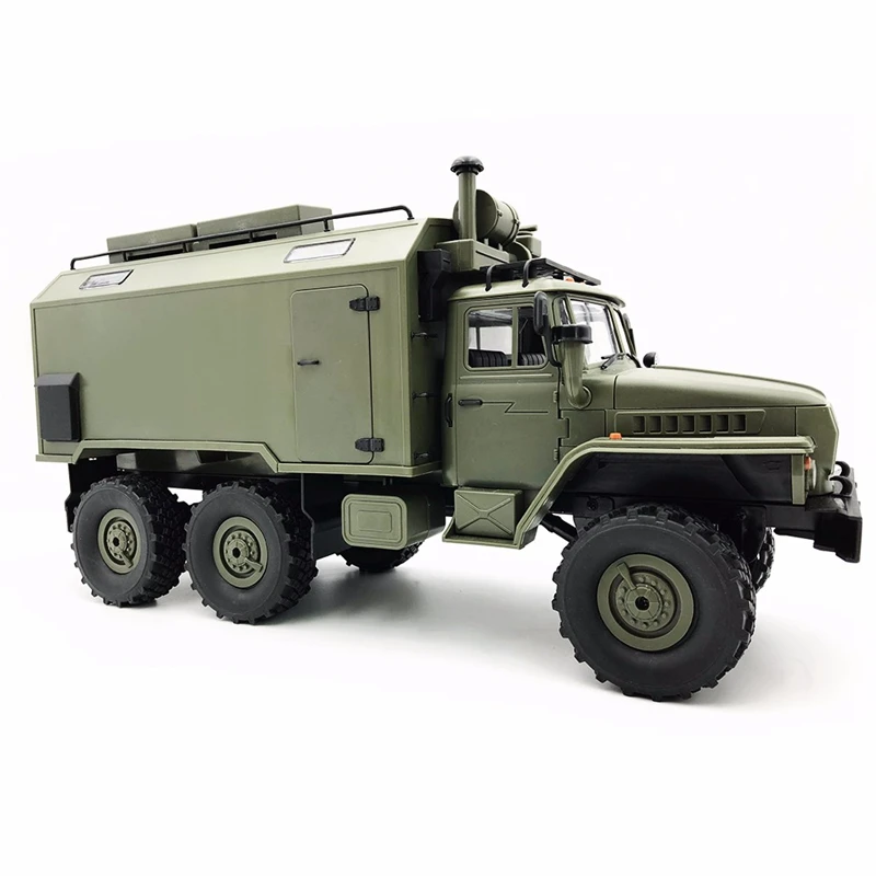 

Ural Wpl B36 Ural 1/16 2.4G 6Wd Rc Truck Rock Crawler Command Communication Vehicle Rtr Toy Auto Army Trucks