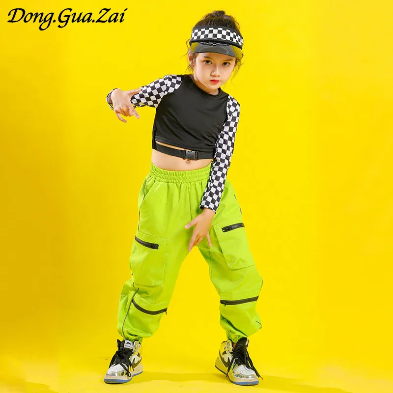 Новая Осенняя детская одежда для выступлений в стиле хип-хоп танцевальные