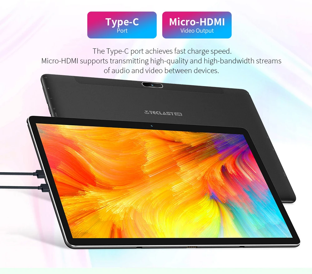 Teclast M16 2 в 1 планшеты 11," Android 8,0 планшетный ПК 4 Гб ОЗУ 128 Гб ПЗУ Helio X27 Deca Core4G сеть 8.0MP док-станция type-C HDMI