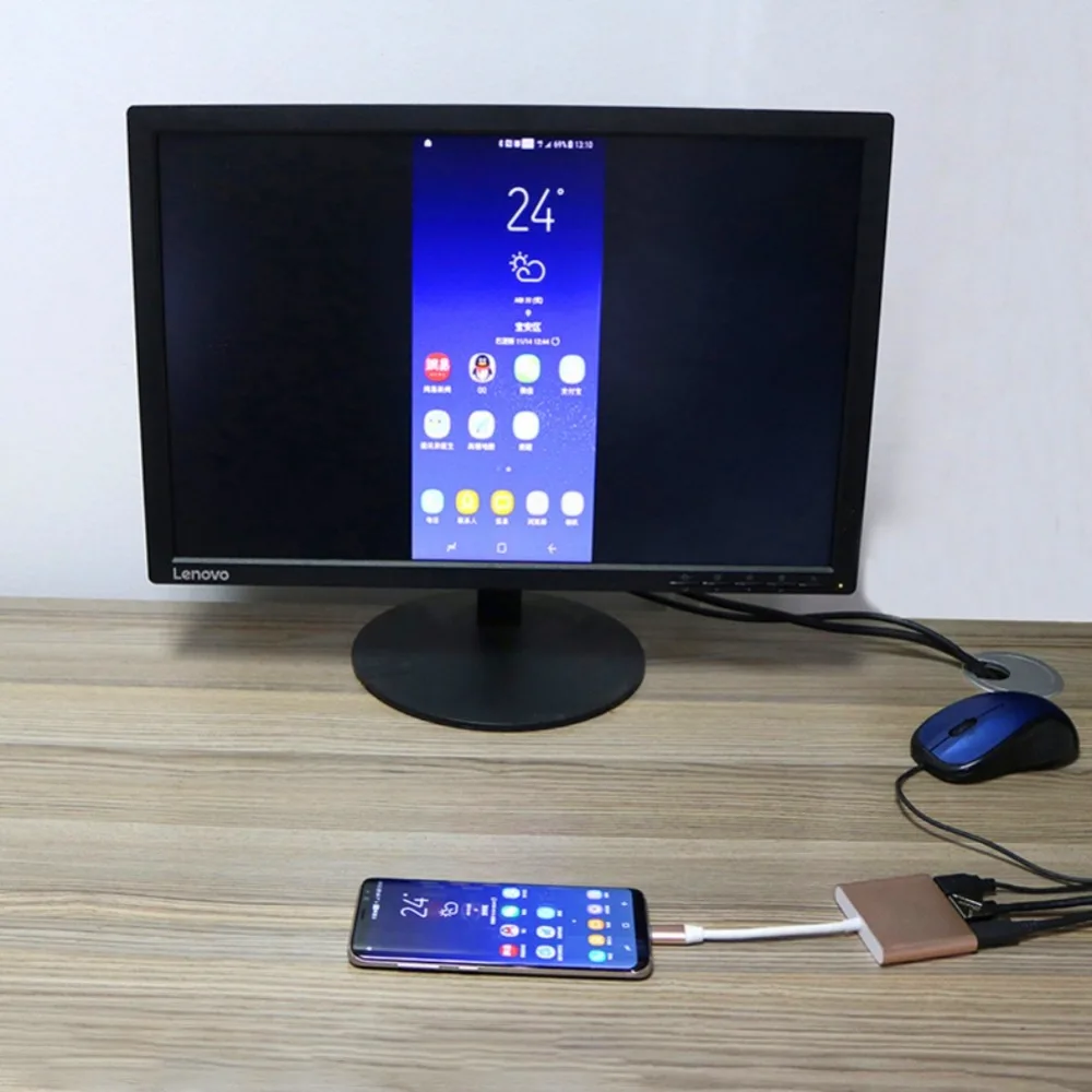 Адаптер Type C HDMI USB 3 0 для консоли Nintendo Switch на TV Video Digital 4K HD конвертер Samsung S8 Huawei