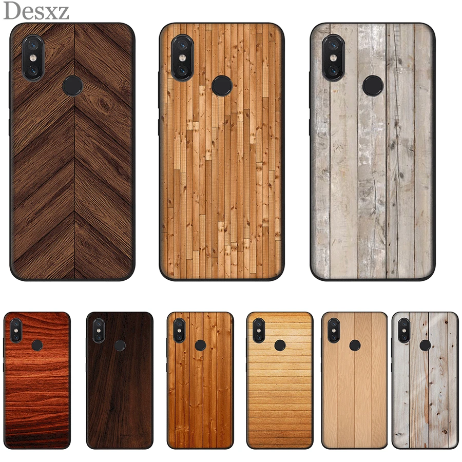 Mobile Phone Case For Xiaomi Redmi Note 5A Prime 4 4X 5 6 7 Pro Cover Texture Wood | Мобильные телефоны и аксессуары