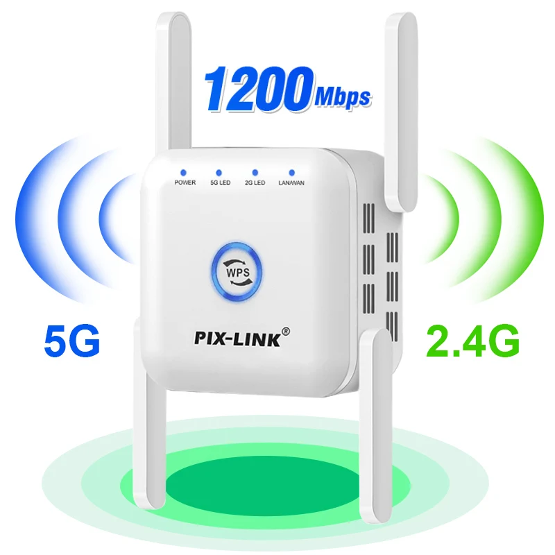 5g Гц ретранслятор Wi Fi 5G 1200 Мбит/с маршрутизатор усилитель сигнала 300 расширитель 2