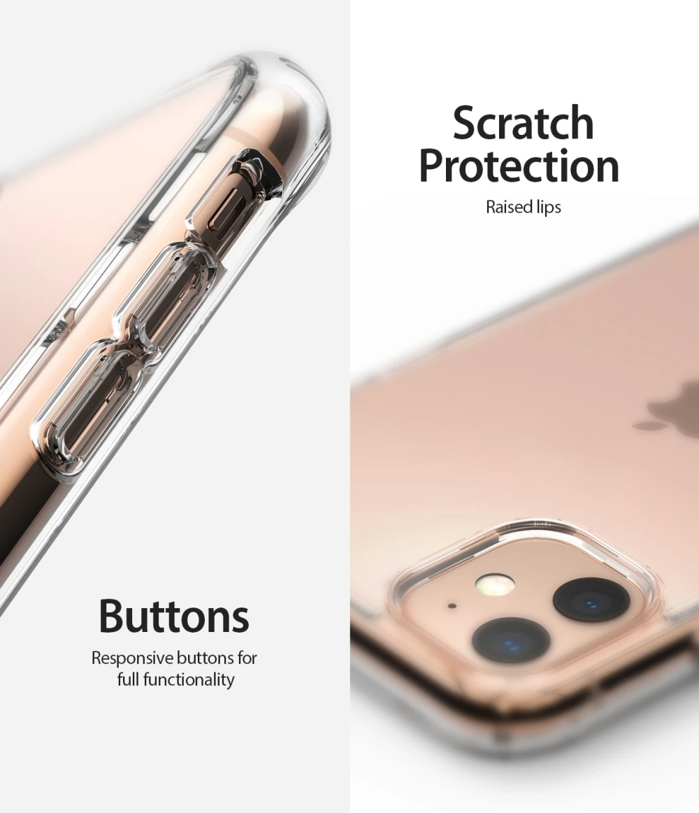 Ringke чехол Fusion для iPhone 11, прозрачный чехол из поликарбоната и мягкий чехол из ТПУ в стиле милитари, чехол для iPhone
