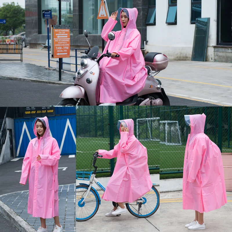 

Waterproof Raincoat Women Jacket Nylon Adult Raincoat Poncho Hiking Cycling Poncho Impermeable Regenpak Dames Rain Coat BA60YY