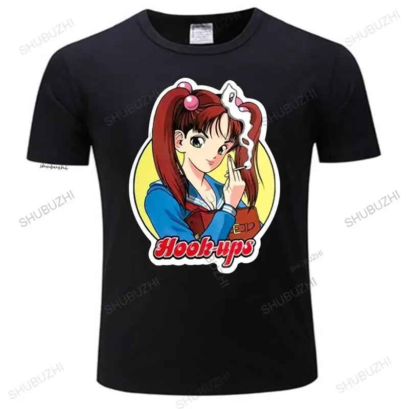 

new arrived summer casual tshirt La Dream Girl HookUps Smoke Skate Tees Black Mens fashion t-shirt men cotton brand teeshirt