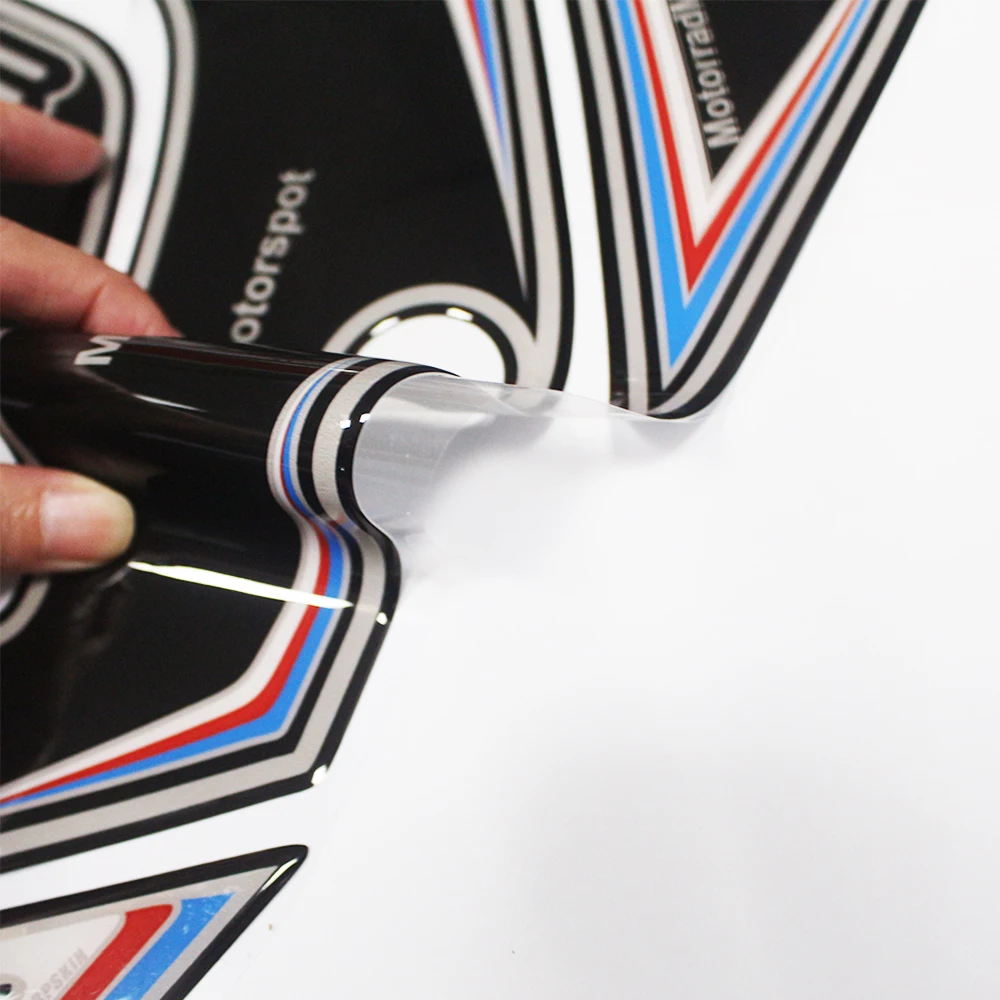 

New sale Front Fairing Motorcycle Number Board 3D Gel Protector stickers decals for BMW F800R 2009 - 2014 f800 r