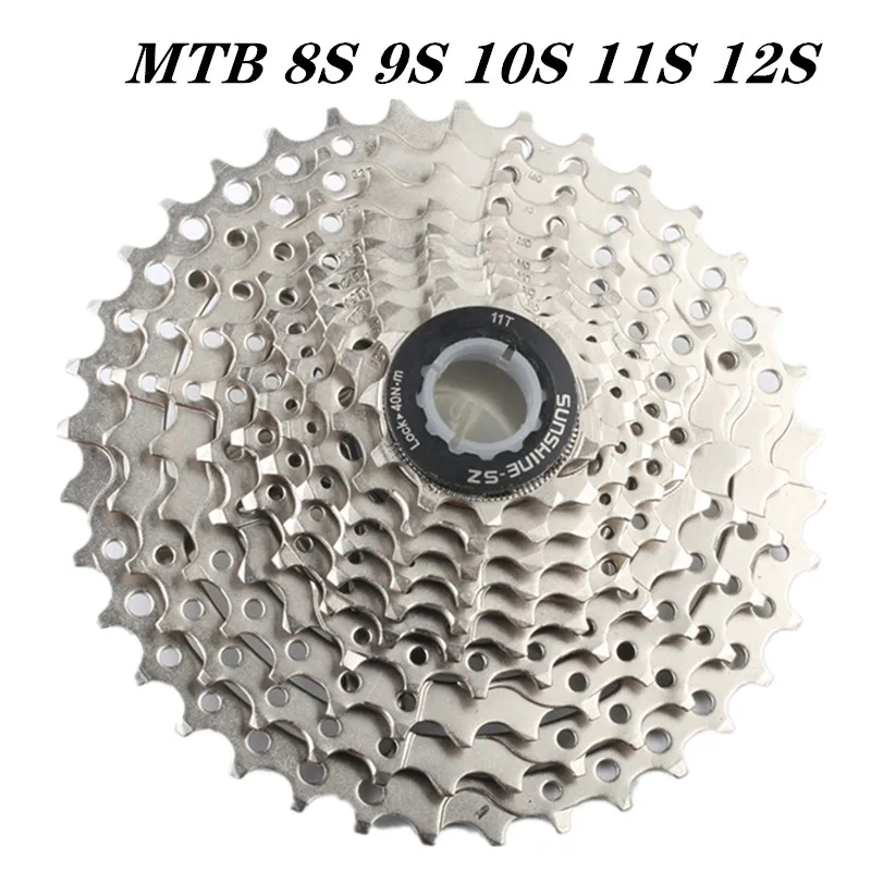 

Free shipping bicycle MTB cassette 8S 9S 10s 11S 12s 30s speed 36/42/46/50T freewheel width ratio mountain bike bicycle flywheel