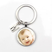 personalizeds pendant photo photo baby child dad family portrait keychain mom brother heart shaped grandparents private custom