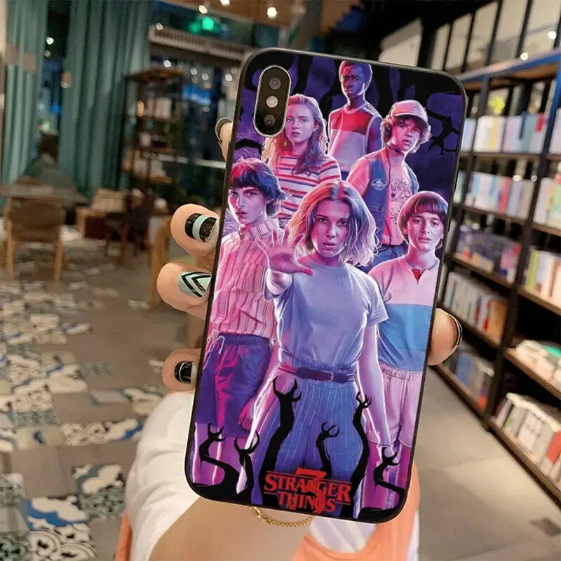 HPCHCJHM Stranger things season 3 Bling Cute Phone Case for iPhone 11 pro XS MAX 8 7 6 6S Plus X 5S SE 2020 XR case | Мобильные