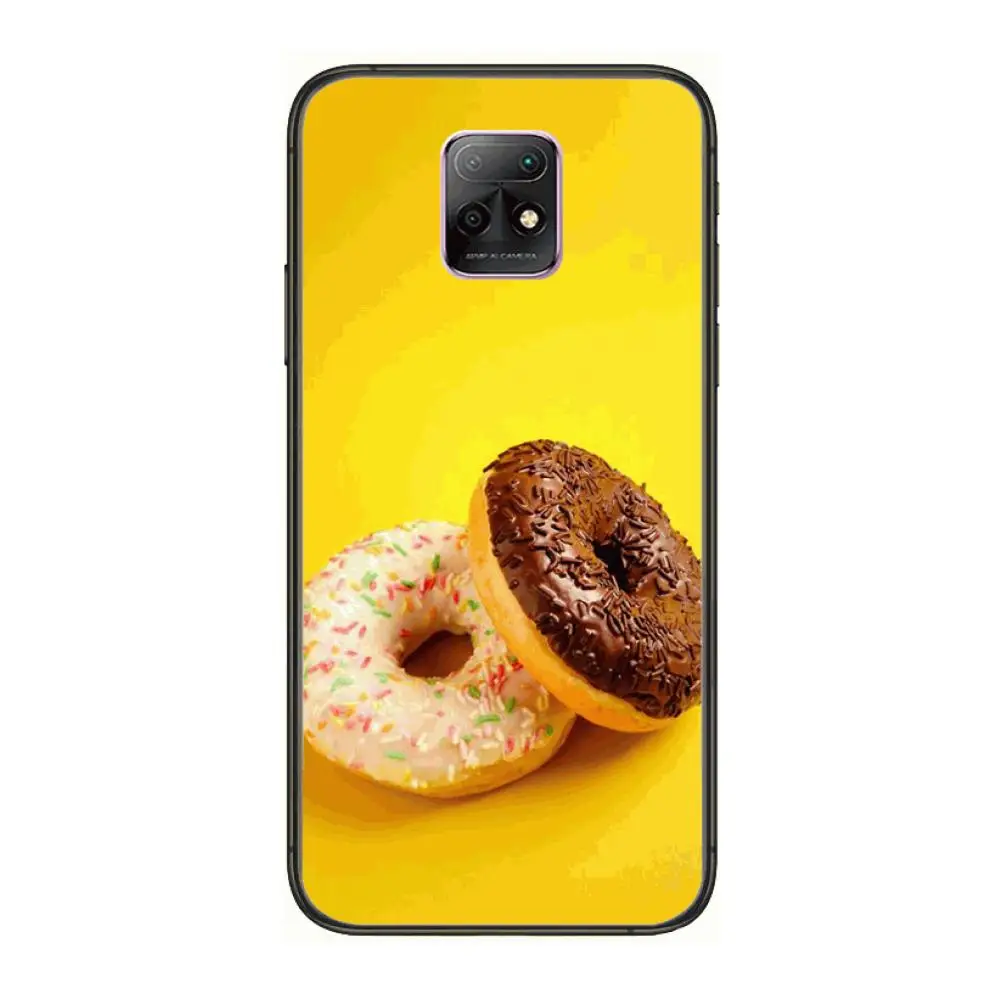 

good to eat Sweet donut Style Phone Case For XiaoMi Redmi 10X 9 8 7 6 5 A Pro S2 K20 T 5G Y1 Anime Black Cover Silicone Back Pr