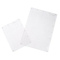 transparent ruler board a4 a5 b5 for students writing desk pad pvc grid sewing cutting mats drawing clipboard measuring supplies