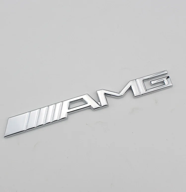 AMG логотип автомобиля подходит для Mercedes Benz модифицированный цинковый сплав задняя маркировка металла 3D стерео маркировка