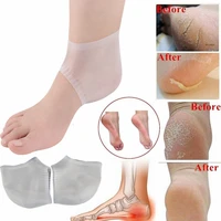 1pair multifunction foot heel heel cracked arch support plantar silicone sleeve insoles pain relief foot care for shoes woman
