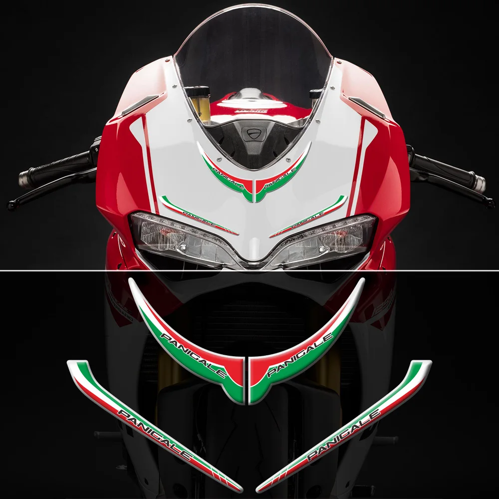 V4 V4r R S накладка на бак 3D наклейка для Ducati 848 959 1199 1299 Panigale Corse Логотип Украшение