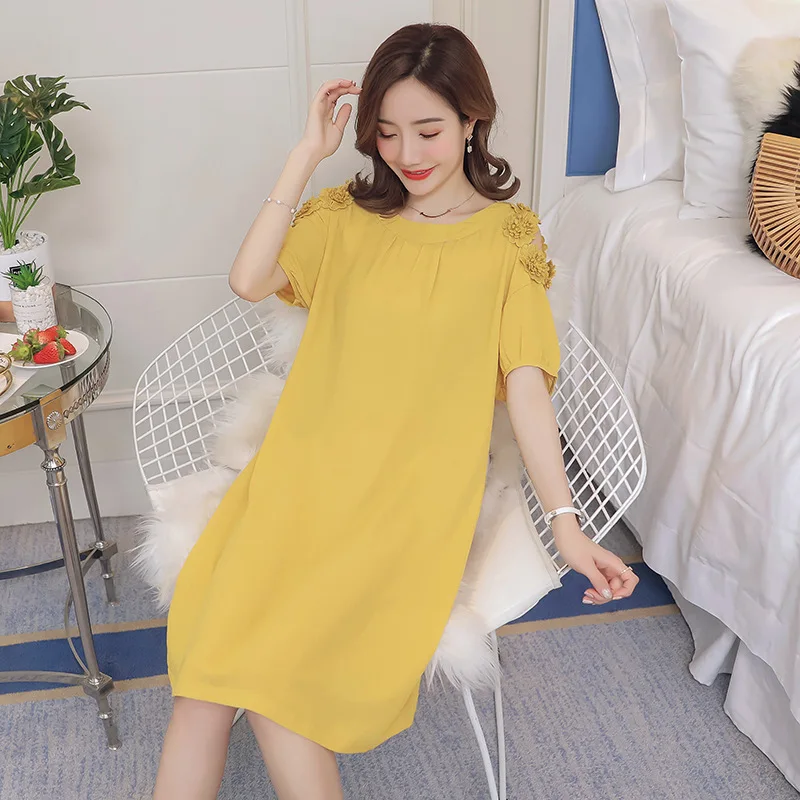 

Summer Fashion Maternity Flower Dresses CE Pregnant Women Clothes Pregnancy Robe Maternity Mother Off Shoulder Clothing Vestidos