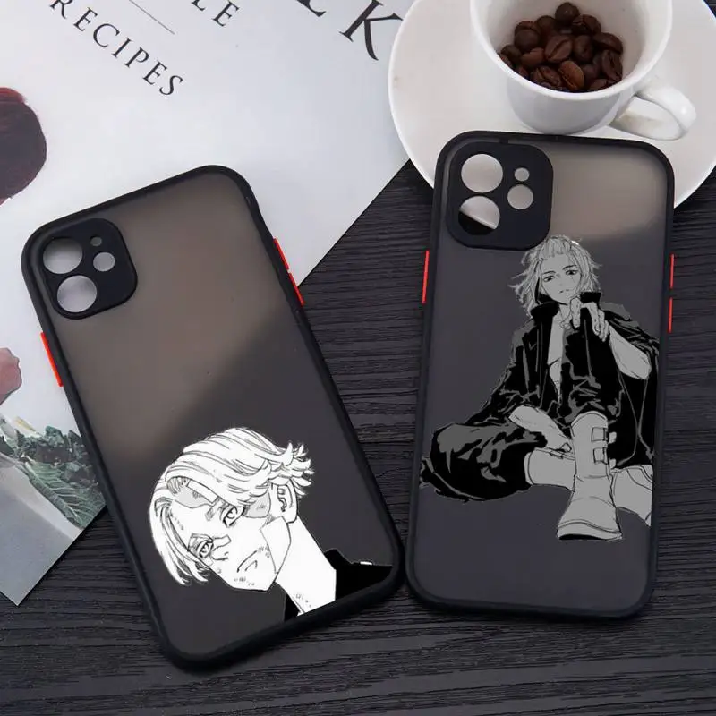 

Tokyo Revengers japan anime Phone Case matte transparent For iphone 7 8 11 12 13 plus mini x xs xr pro max cover