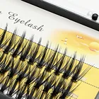 Супер толстые индивидуальные кластеры искусственных ресниц 20D30D, профессиональные ресницы из искусственной норки