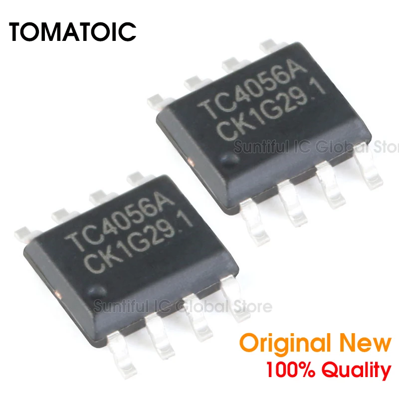 10 шт. TC4056A SOP 8 SMD Чип зарядного устройства/совместим с TP4056|Аксессуары для