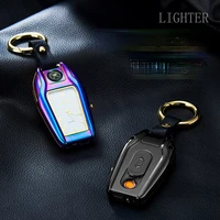 heating wire lighter compass car keychain watch charging lighter multifunctional usb cigarette lighter gadget for men technology