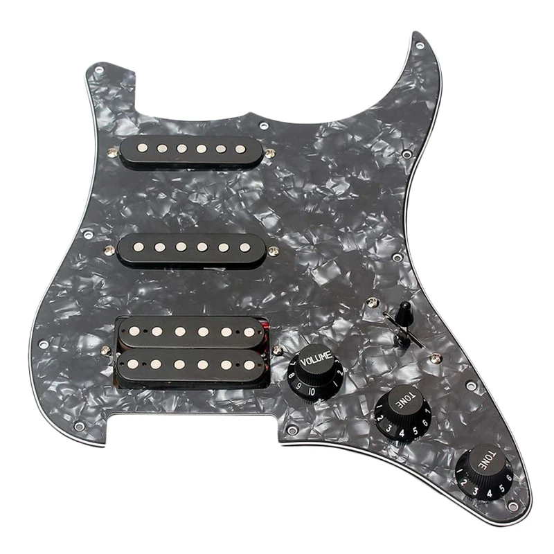 Накладка для гитары 3 х слойный SSH загружено Встроенный кабель Humbucker накладку