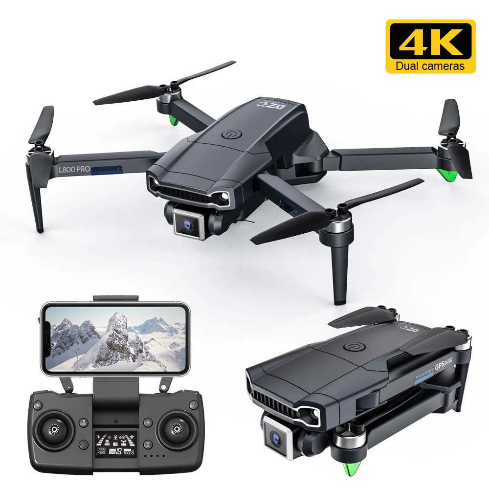

2021 Новый L800 PRO дроны 4K HD Камера с WI-FI GPS 5G бесщеточный двигатель Профессиональный вертолет складного квадрокоптера-игрушки для мальчиков