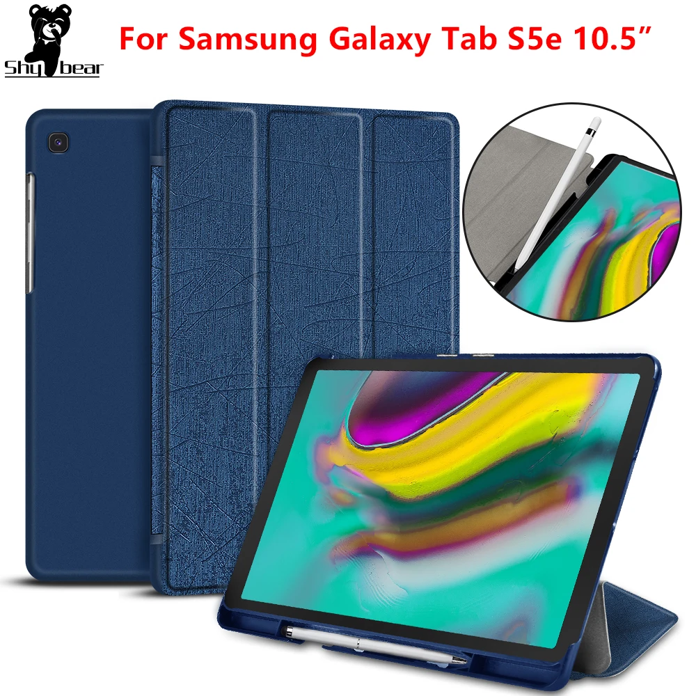 Чехол из искусственной кожи для Samsung Galaxy Tab S5E T720 T725 10 5 защитный чехол новый