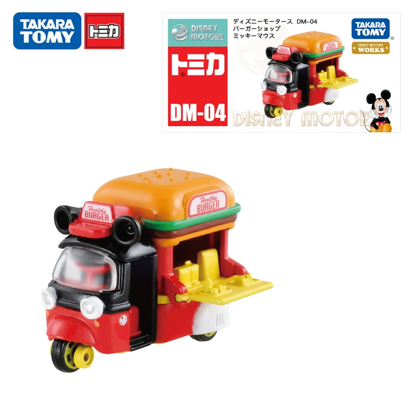 

TAKARA TOMY TOMICA Disney Motors Works Pixar Cars Mickey Mouse Vending Car 1:55 Diecast Metal Alloy Vehicle Model Toys DM-04