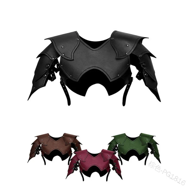 Средневековый викингов воин Гладиатор Самурай боевой рыцарь паулдроны Броня на