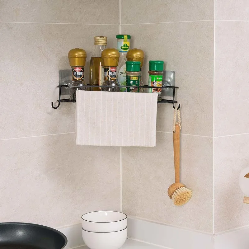Аксессуары для ванной угловая полка аксессуары кованая железная стойка хранения