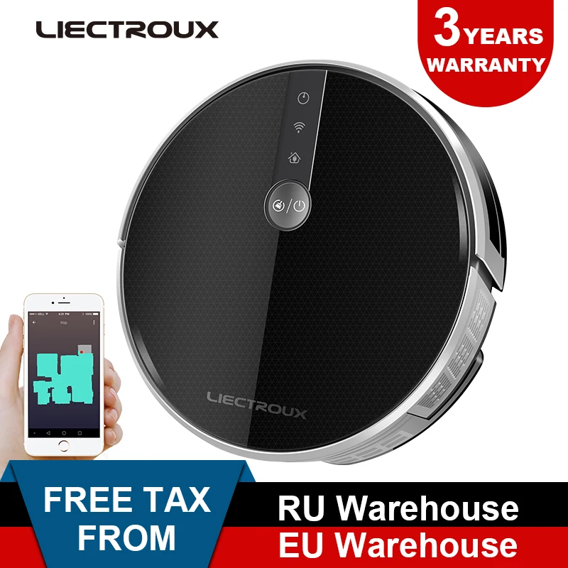 2020 лучший робот пылесос LIECTROUX C30B влажная и Wi Fi навигация по карте память