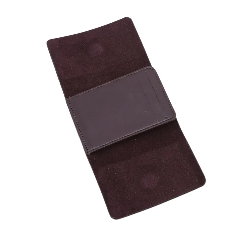 Кожаный мужской кошелек с зажимом для денег магнитный брендовый дизайнерский