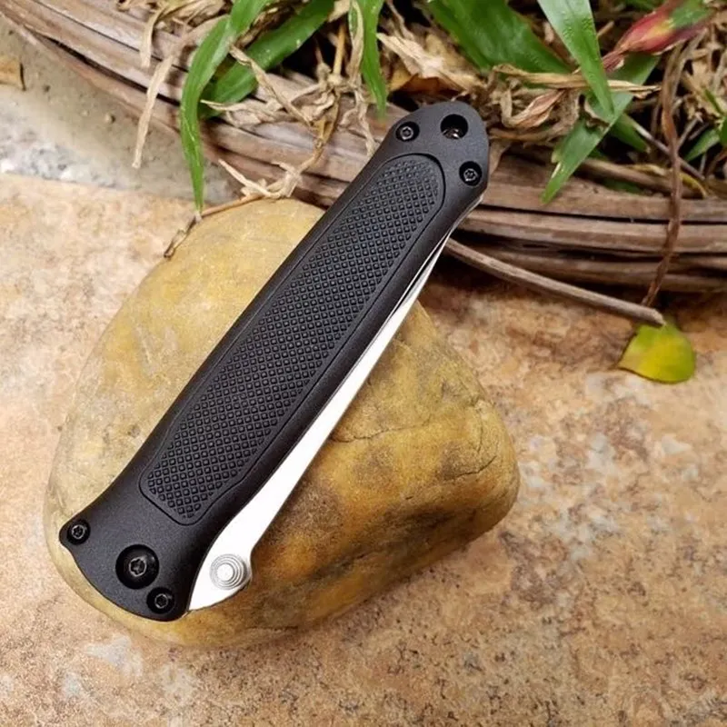 

Tactical folding pocket knife with nylon fiberglass handle, outdoor combat camping hunting survival knife 440 kitchen tool