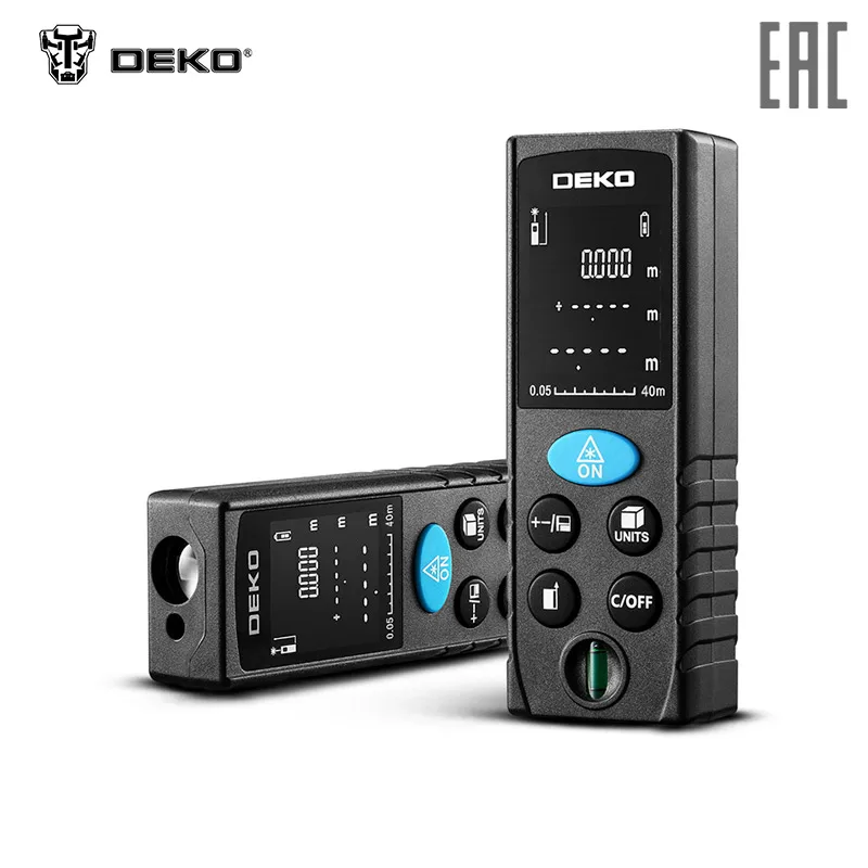 Лазерный дальномер DEKO DKLRD11 точность измерения 2мм дальность 40м минимальное