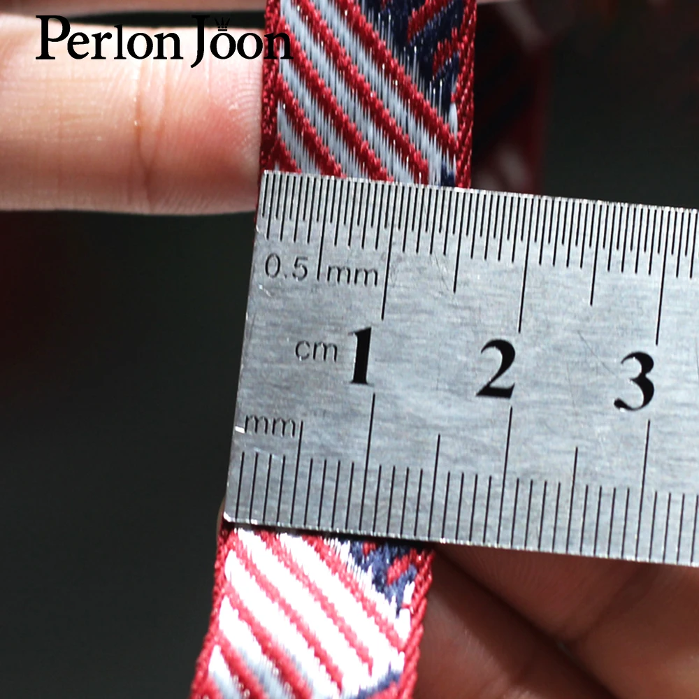 1.6cm twill jacquard embroidered woven ribbon multi-color polyester Webbing for bag clothing shoes decorative accessories ZD021 | Дом и сад