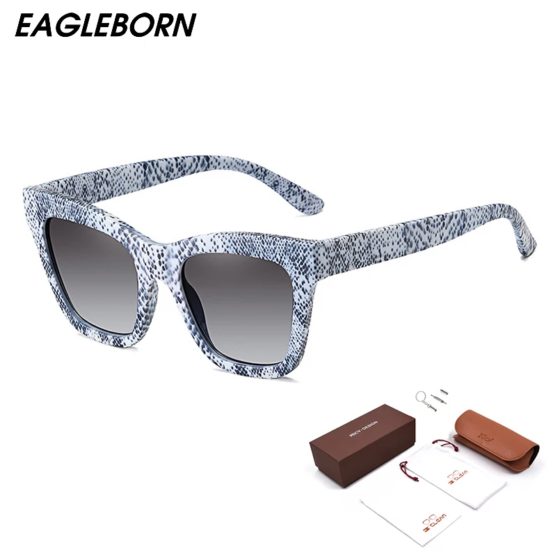 

Women Fashion Snakeskin Glasses Big Square Frame Sunglasses 2022 American Retro Blue Light Blocking UV400 Sun Glasses BXHGLS67