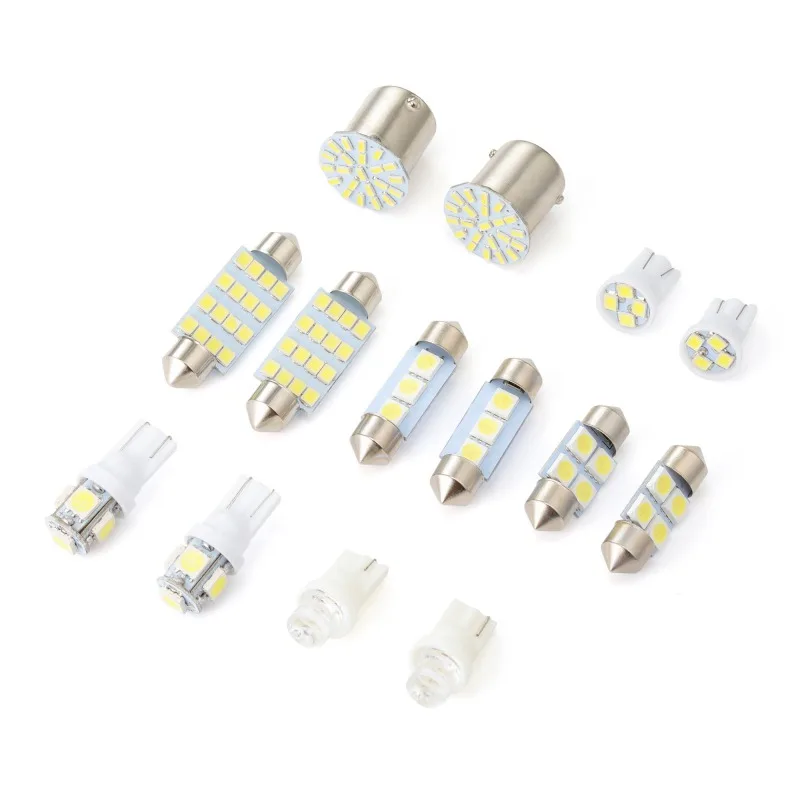 14 шт./лот LED 1157 T10 31 36 мм Автомобильная внутренняя карта Купол номерного знака