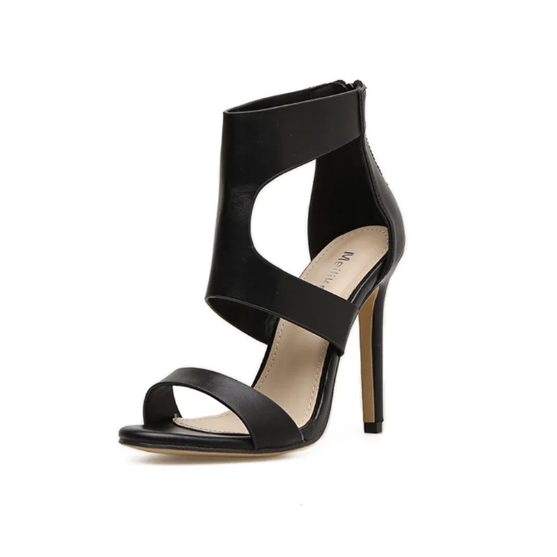 

New high-heeled hollow stiletto sandals spring/Summer 2019