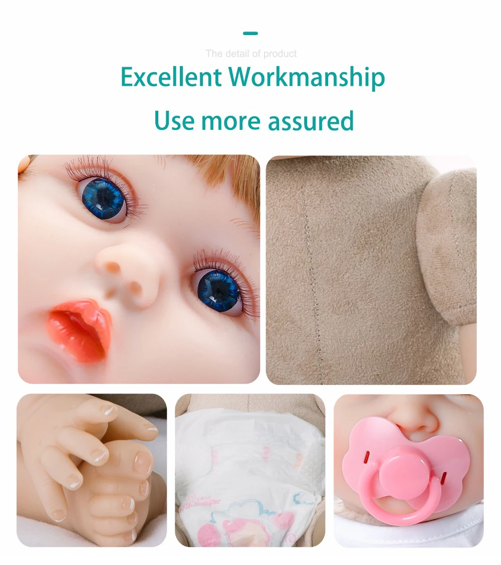 

55cm Full Body Silicone Water Proof Bath Toy Popular Hot Selling Reborn Toddler Baby Dolls Bebe Reborn Doll Lifelike Soft Touch