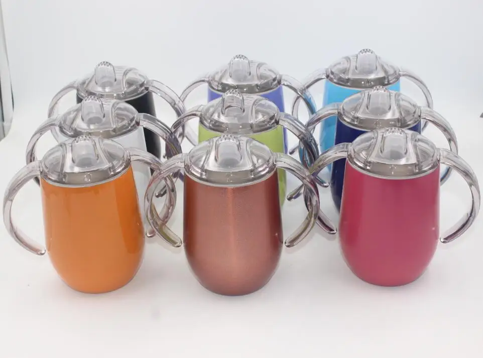 Verkaufen 12 Unzen Schnuller Ei Tassen Wein Becher Wein Glas Doppel Wand Edelstahl Vakuum Isolierte Kaffee Mups 12 Unzen Wein Tumbler