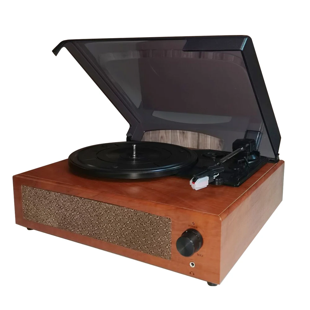 

Portable speaker retro phonograph gramophone vinyl record player Classic turntable playback Built-in Stereo Speaker 33/45/78RPM