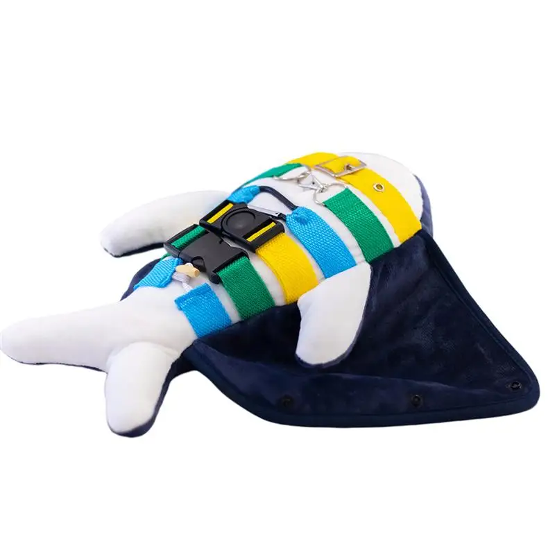 

Buckle Toy Narwhal Stuffed Animal Development Toy Educational Learning Toy Gifts For Kids Boys Girls Christmas Gift