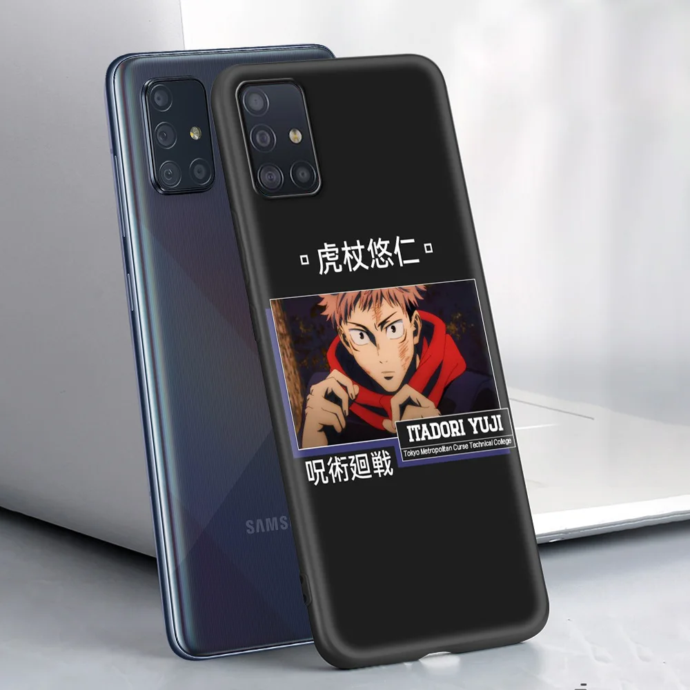 

Jujutsu Kaisen Phone Accessories Case for Samsung Galaxy A12S A12 A02S A51 A71 A52 A41 A01 A11 5G Luxury Soft Cover