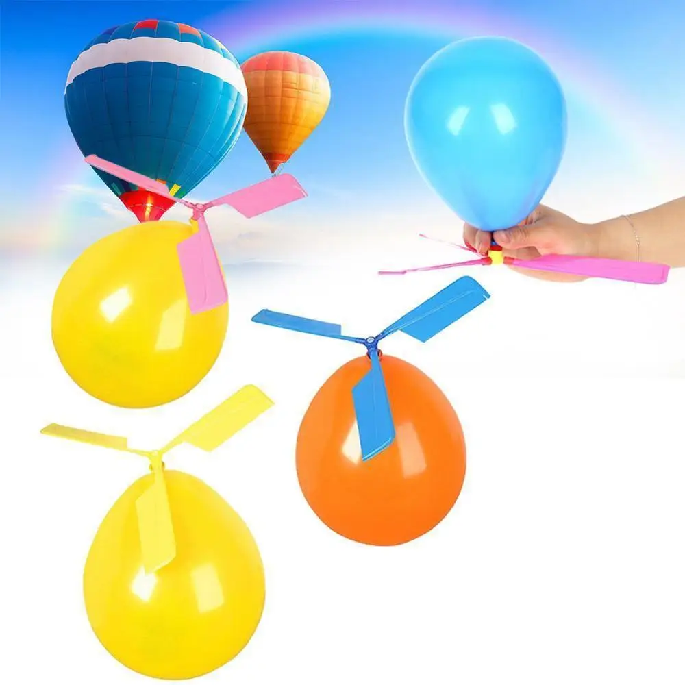 

Huilong New Three-generation Balloon Helicopter Airplane Balloon Propeller Balloon Environmental Aircraft Balloon Random Color