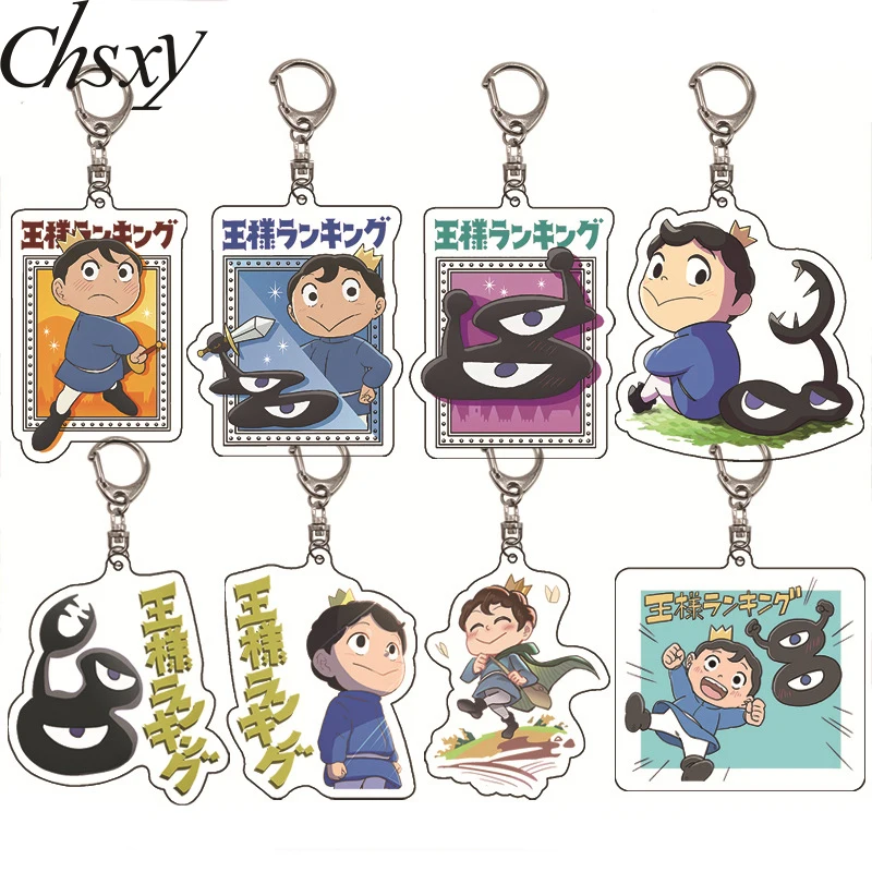 

Anime Ranking of Kings Keychain Game Cute Acrylic Figure Keyring Prince Bojji Kage Cartoon Pendant for Women Cosplay Gifts Chain