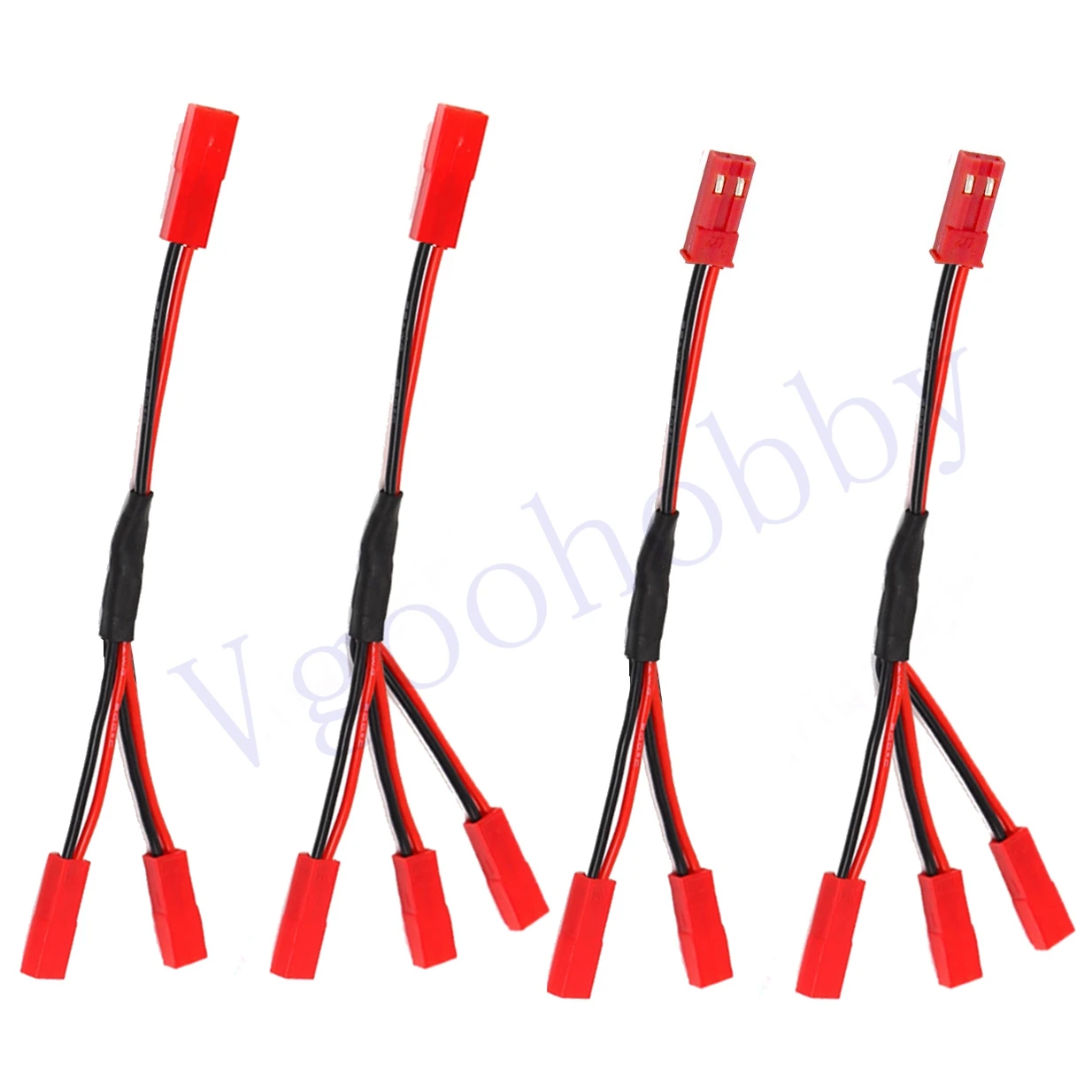 4 шт. JST разделитель вилки, JST Мужской Женский Y-образный кабель, JST Y параллельный адаптер разделитель жгута для Traxxas TRX-4 1/10 RC Car Crawler ESC