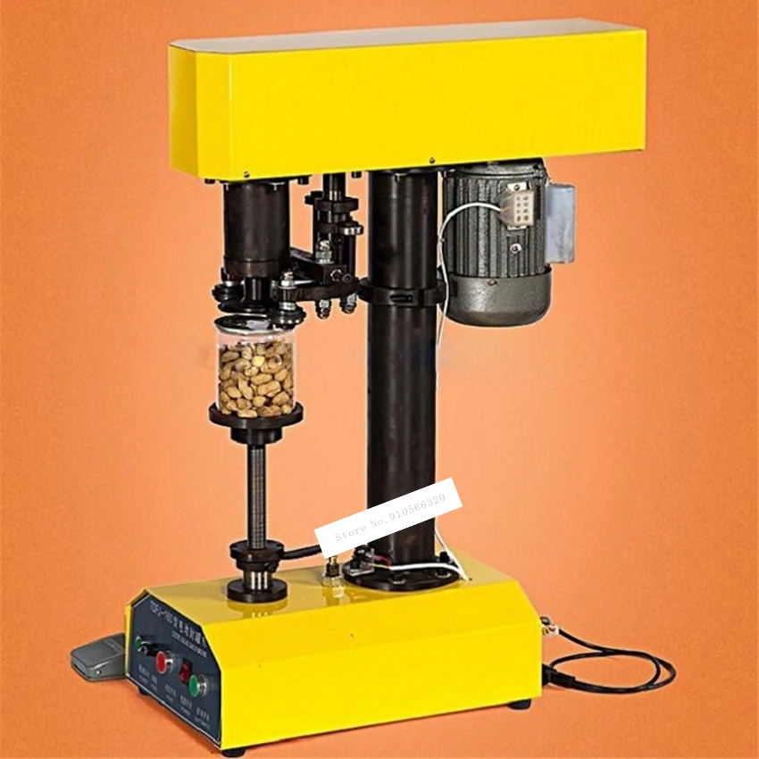 

Электрическая Машина Для Запечатывания Банок TDFJ160PETNew, настольная автоматическая машина для запечатывания алюминиевых оловянных банок, 220 В/110 В, 370 Вт, 39-150 мм