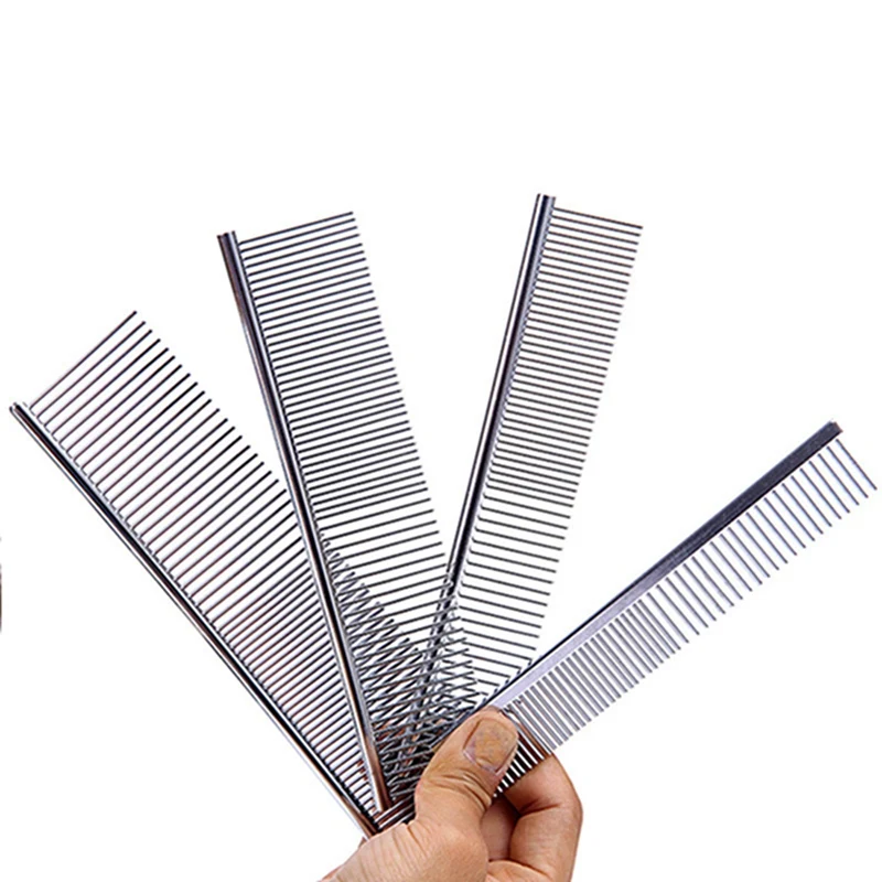 Расческа для домашних животных щетка из нержавеющей стали длинная толстая