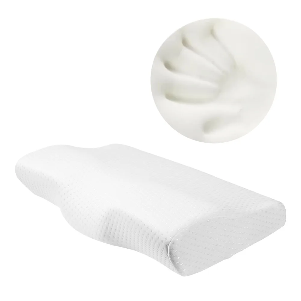 Memory Foam постельные принадлежности защитная подушка для шеи медленный отскок Подушка-бабочка здоровья затылочный шейный размер в 50*30 см