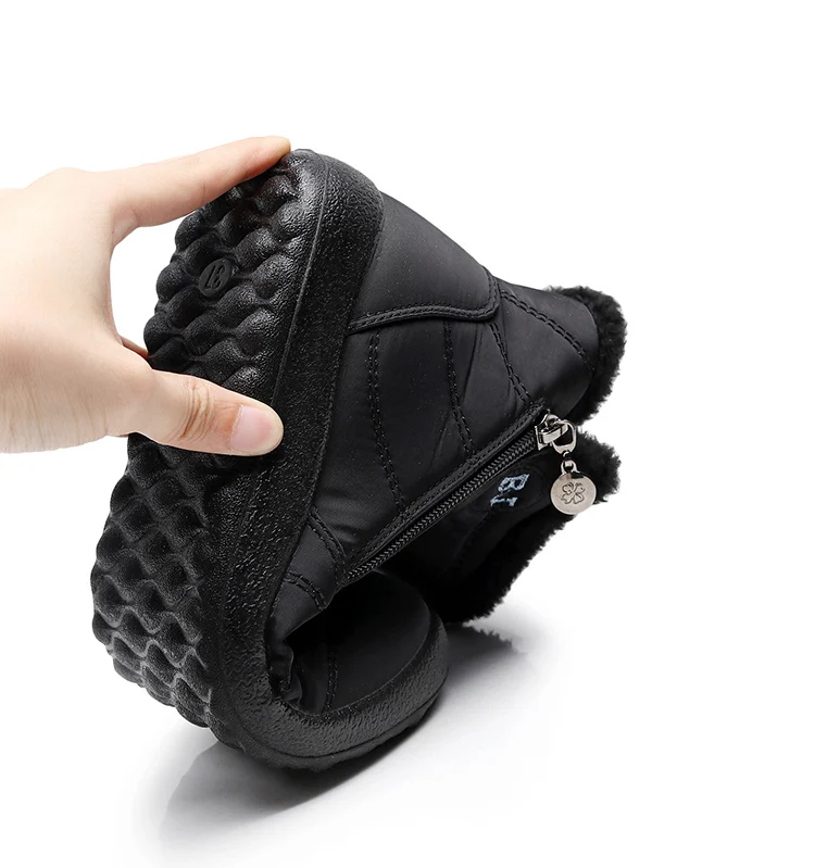 Women Boots Fashion Women Winter Shoes Warm Shoes Woman Side zipper Ladies Snow Boots Winter Boots Ankle Botas Mujer