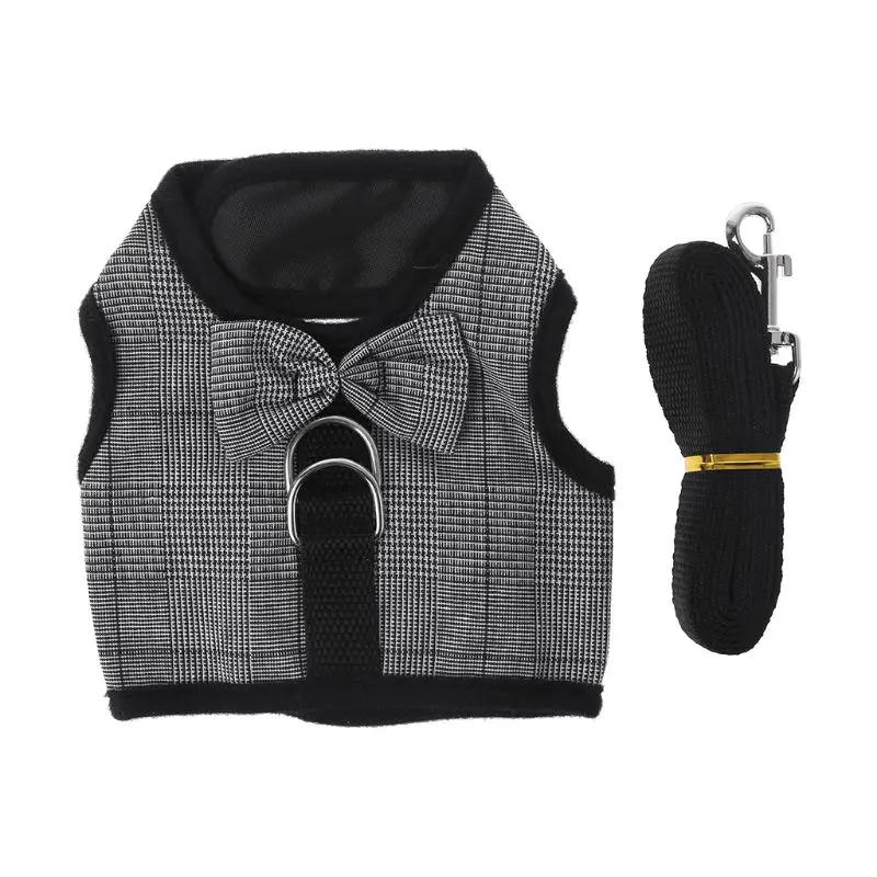 Поводок кролика свинцовый жилет для маленьких животных сетчатый хлопковый хомяк